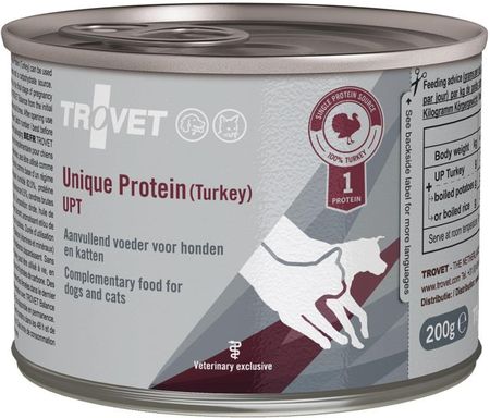 Trovet Unique Protein Turkey Upt Dla Psa I Kota Indyk 6X200G