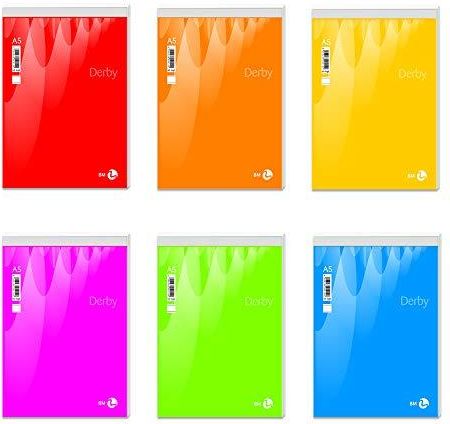 BM BeMore Notes Derby A5 Ligné - Lot De 10 Blocs-Notes Point Métallique 60 Feuilles 60g/m²