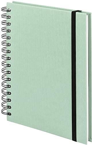 Rössler Notizbuch DIN A5 - Wire-O Binding Mit Gummizug Taupe 80 Blatt