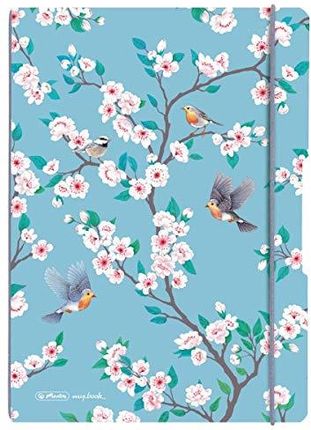 Herlitz Notatnik A4 Pp My.Book Flex 2X40 Kartek Ladylike Birds Kratka Linia