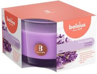 Bolsius True Moods & Scents Świeca Zapachowa Fioletowy 9 Cm B07X6Tztjk