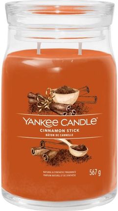 Yankee Candle Signature Świeca W Dużym Słoiku Z Dwoma Knotami Cinnamon Stick 139883