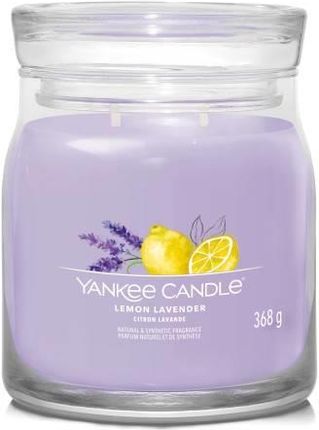 Yankee Candle Świeca Zapachowa Lemon Lavender Średnia 368G