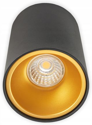 Elektrosalon Aluminiowa Lampa Led Spot Halogen Tuba Plafon Gu10 (Ledykvblack)