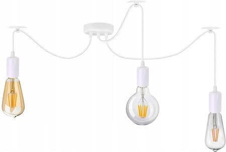 Led-One Lampa Sufitowa Wisząca Zwis Edison Loft E27 Pająk (5904261922161)