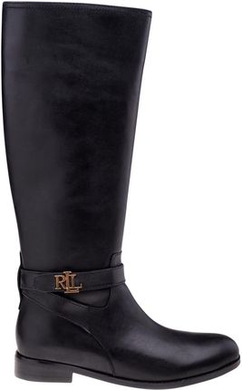 Damskie Buty Lauren Ralph Lauren Brittaney-Boots-Tall Boot 802876148001 – Czarny