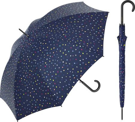 Parasol długi automatyczny Benetton Long AC dots blue 56910