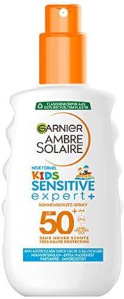 Garnier Ambre Solaire Sensitive Expert plus spray przeciwsłoneczny dla dzieci SPF 50+ 200 ml