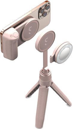 ShiftCam SnapGrip Creator Kit - uchwyt do telefonu do fotografii mobilnej ze statywem i lampą pink