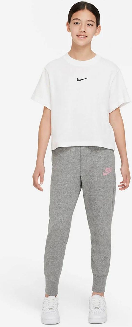 Dziecięce Spodnie Nike G Nsw Club Ft Hw Fttd Pant Dc7211 093 Szary