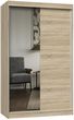 Topeshop Szafa Sabina 120 Z Lustrem Dąb Sonoma 200X120 (TS_IGA121LDS)