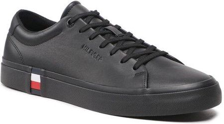 Tommy Hilfiger Sneakersy Modern Vulc Corporate Leather FM0FM04351 Czarny