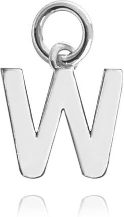 MINET Srebrny wisiorek mała litera „W”