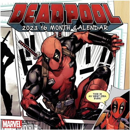 Kalendarz Ścienny 2023 Marvel Deadpool