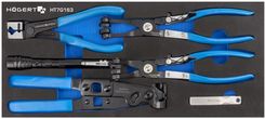 Zdjęcie Hoegert Technik Szczypce Do Zaciskania Opasek 5Szt. HT7G163 - Wasilków