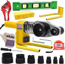 Zdjęcie Heidmann Zgrzewarka Lcd Do Rur Pp Pcv Matryce 16-63Mm 2800W H00504 - Dobra