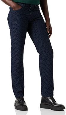 Tommy Hilfiger Męskie zwężane Moore RGD monogram niebieskie dżinsy, 32 W / 32 L
