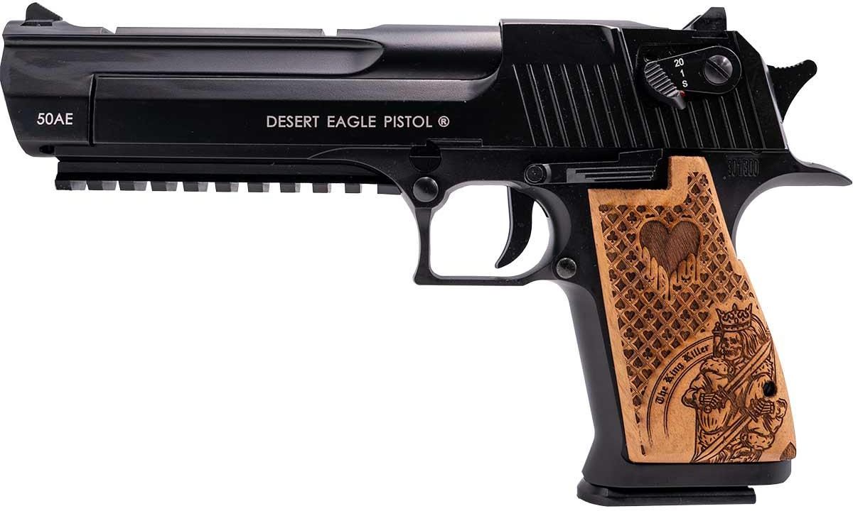 Pistolet GBB Cybergun Desert Eagle Poker Edition .50AE CO2 - Black