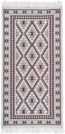 Dywan tkany na płasko kilim z frędzlami 70x140 cm