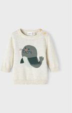 NAME IT Sweter 13209866 Szary Regular Fit