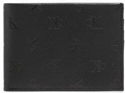 Men's Black Leather Monogram Soft Bifold Wallet Calvin Klein K50K510137-0GJ