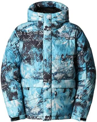 north face printed puffer jacket