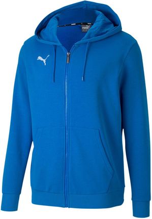 Bluza męska Puma teamGOAL 23 Casuals Hooded Jacket niebieska | STYLOWE PREZENTY DO -50%