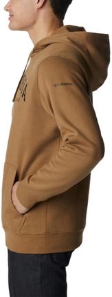 Męska bluza dresowa nierozpinana z kapturem COLUMBIA Trek Hoodie - brązowa