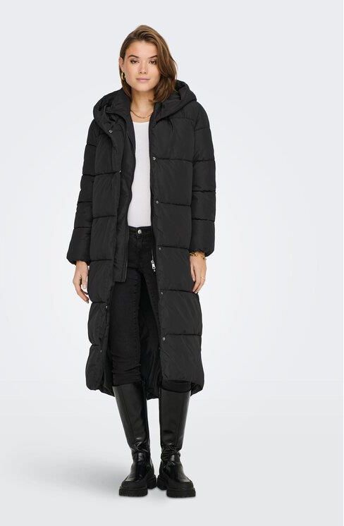 ONLY Kurtka puchowa X-Long 15247829 Czarny Regular Fit