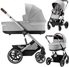Zdjęcie CYBEX BALIOS S LUX 2 WÓZEK 2W1 GONDOLA COT S 2.0 LUX RAMA SILVER LAVA GREY - Nowy Tomyśl