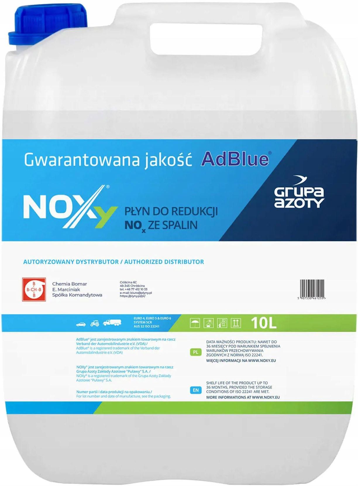 AdBlue 5 L NOXy Płyn katalityczny 5L Adblue 5L za 30,90 zł z