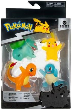 Pokemon Select Translucent Battle Figure 4 Pack
