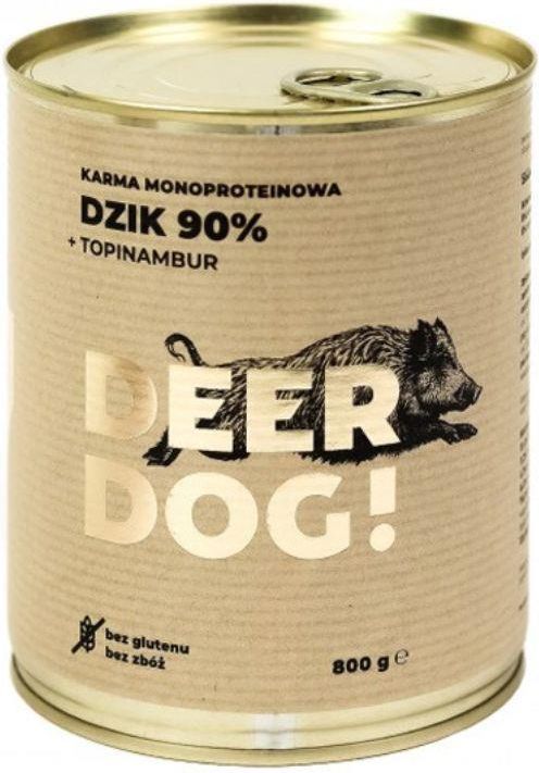 Karma Kraina Radolin Deer Dog Dzik Z Topinamburem Puszka Mokra Karma karma-kraina-radolin-deer-dog-dzik-z-topinamburem-puszka-mokra-karma