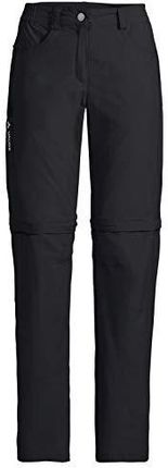 VAUDE Damskie spodnie damskie Farley Zo Pants V Czarny 38