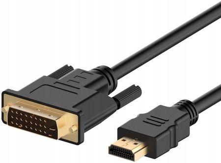 Wulkancenpl Kabel Adapter DVI-D DVI 24+1 Pin do Hdmi 1,8M