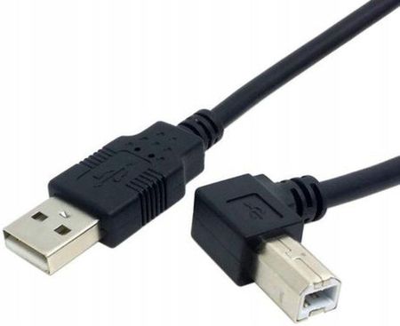 Wulkancenpl Kabel kątowy Usb 2.0 do drukarki Am Bm Prawy 2M