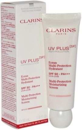 Krem Clarins Uv Plus Multi-Protection Moisturizing Screen Spf50 Rose Cream na dzień 50ml