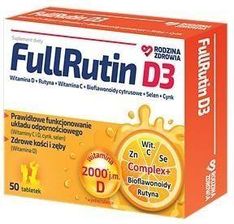 Zdjęcie Silesian Pharma Rodzina Zdrowia Fullrutin D3 50Tabl - Ozorków