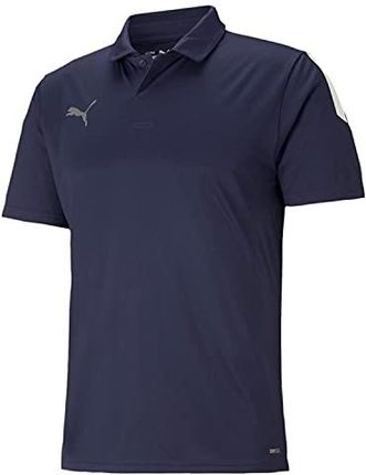 Puma Mężczyźni TeamLIGA Sideline Polo Koszulka, Granatowy, L