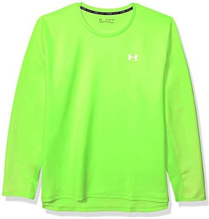 Under Armour Qualifier koszulka męska z długim rękawem Lime Light/Black/Reflective L