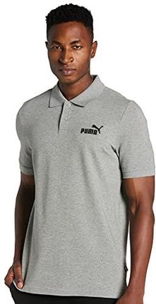 Puma Mężczyźni 586674 ESS Pique Koszulka Polo, Medium Gray Heather XXL