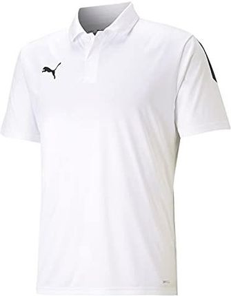 Puma Mężczyźni TeamLIGA Sideline Polo Koszulka, Biały, 3XL