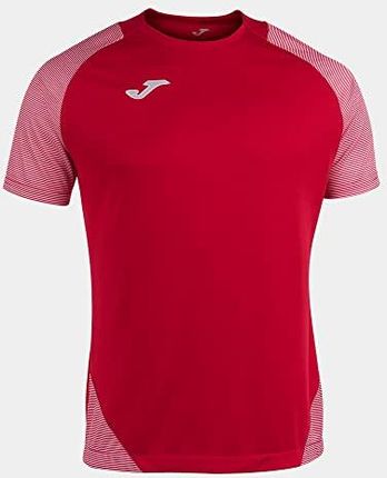 Joma Essential II T-Shirt, M/C, męski, czerwono-biały, rozmiar 2XS