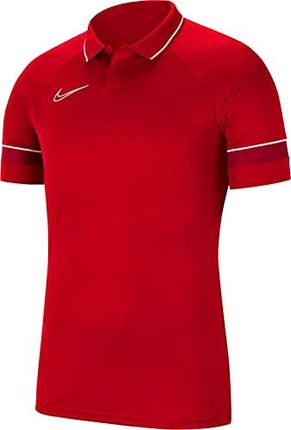 Nike Męska koszulka polo Academy 21 czerwony University Red/White/Gym Red/White S