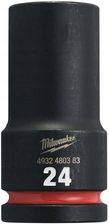 Zdjęcie NASADKA UDAROWA DŁUGA MILWAUKEE 3/4'' STD 24 mm 4932480383 - Sulejówek