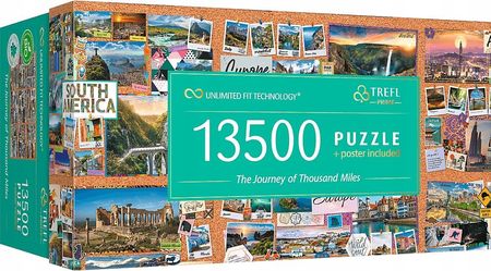 Trefl Puzzle Prime Unlimited Fit Technology 13500el. The Journey of Thousand Miles 81025
