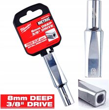 Zdjęcie MILWAUKEE NASADKA METRYCZNA DŁUGA 3/8" 8 mm 4932478352 - Otwock