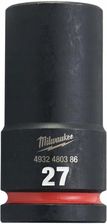 Zdjęcie NASADKA UDAROWA DŁUGA MILWAUKEE 3/4'' STD 27mm - Rydzyna