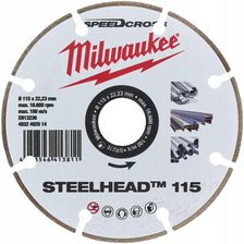 Zdjęcie TARCZA DIAMENTOWA MILWAUKEE DO METALU 115 mm - Ostróda