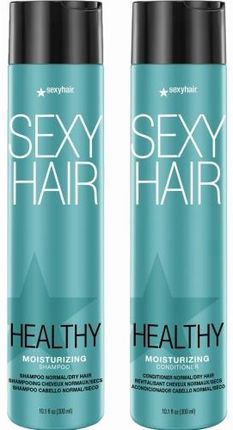 Sexy Hair Healthy Moisturizing Zestaw Nawilżający Do Włosów Szampon 300Ml Odżywka 300Ml